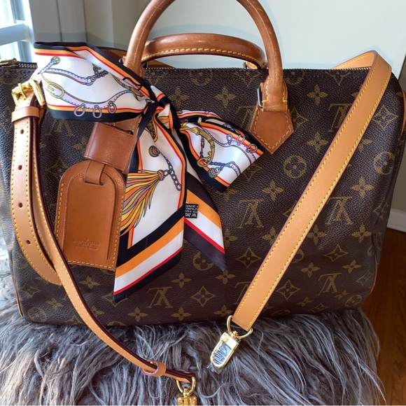 Ask Auth Louis Vuitton Speedy 35 6piece accessory package PRISTINE CONDITION 👜 - Picture 3 of 10
